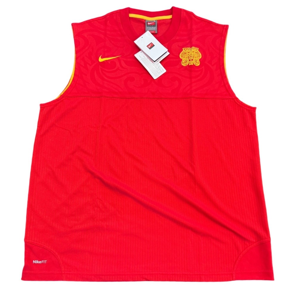 Nike 2008 Beijing Olympics Team China Basketball Shooting Shirt Red 279684-657 L